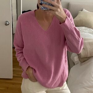 Something Navy Pink Sweater
